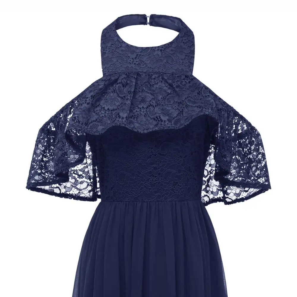 2020 Trendy strapless elegant short sleeve women cocktail neck bridesmaid dresses