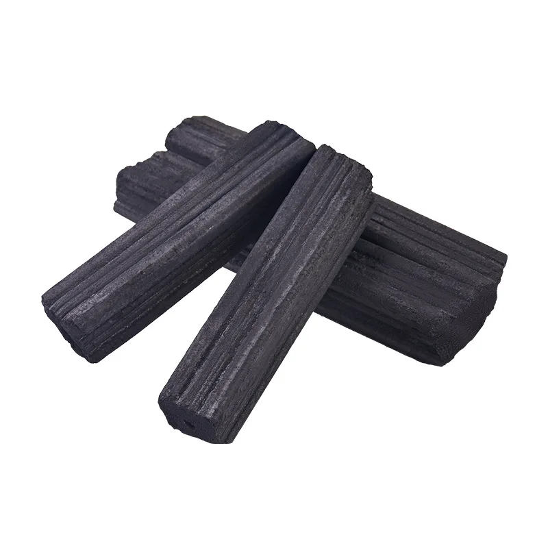 High quality barbecue smokeless solid wood carbon black bamboo wood mechanism briquette black charcoal