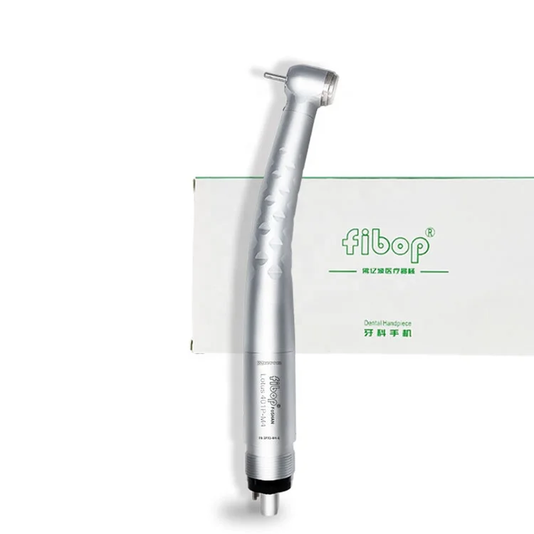 Fibop, высококачественный хирургический отсасанный турбинный пневматический ротор, 3 распылителя воды, светодиодный высокоскоростной стоматологический наконечник