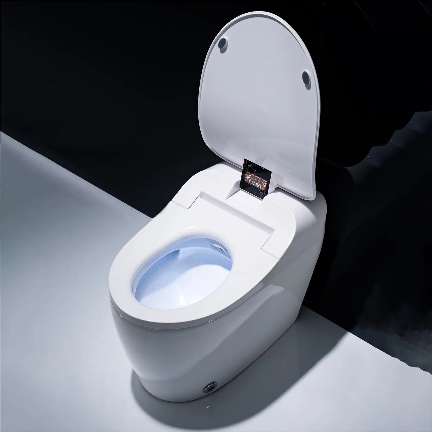 Wholesale High Quality Low Price Automatic Bathroom One Piece Bidet Toilet Smart Wc Intelligent S-trap