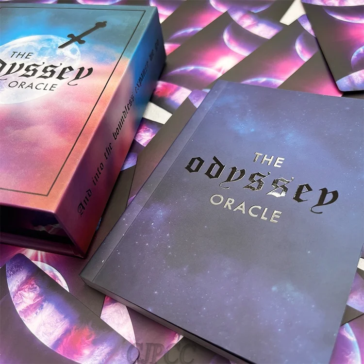 Пользовательские Таро Оракул с рисунками Подтверждение карты печатания С путеводителем