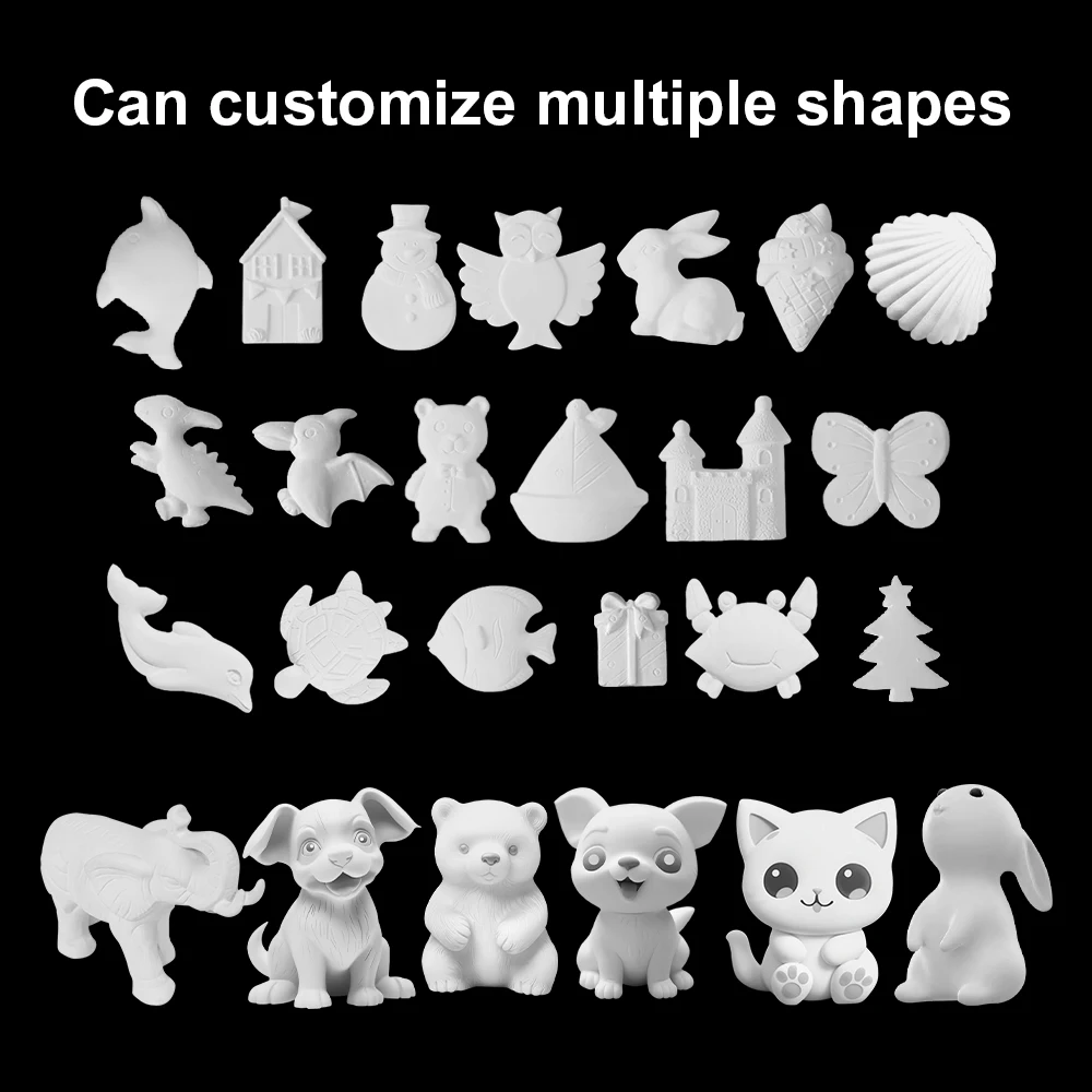 KHY Halloween Kids Arts And Crafts Painting Kit Paint Diy Toys Ceramics Plaster Painting Set Gift Toys For Gift