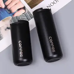 Outdoor Travel Reusable 550ml Coffee Cup Lids Insulated Vacuum Water Bottle Mug Stainless Steel Custom Coffee Cup
