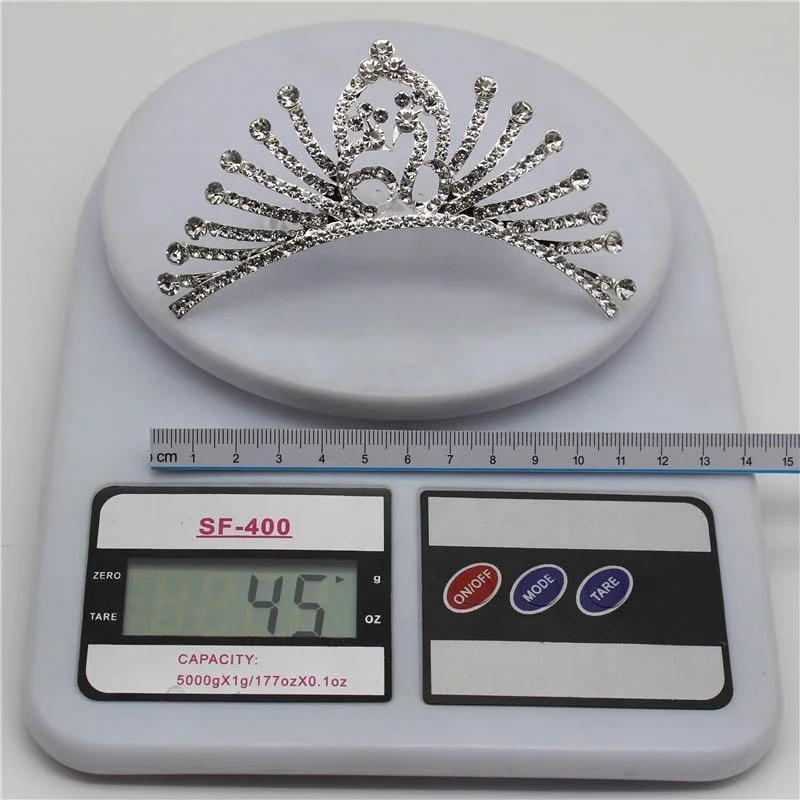Лидер продаж, Детские свадебные аксессуары для волос со стразами, диадема, корона, аксессуары принцессы, ювелирные изделия для вечеринки, тиара для детей