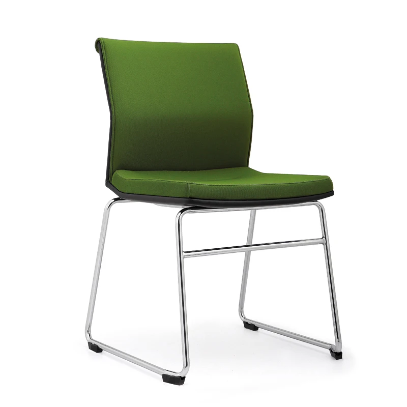 Funny modern high density sponge quality study meeting room office furniture training chair with writing table for conference