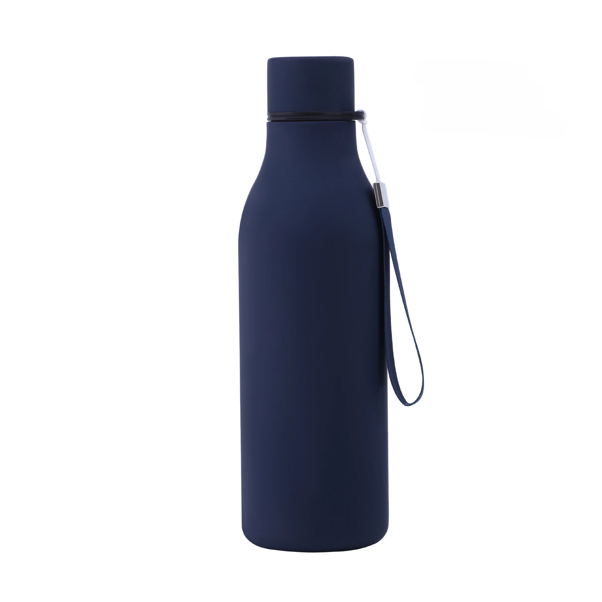 Custom 18.5oz Stainless Steel Water Bottle, Lightweight & Double Wall Vacuum Insulated, Reusable with Strap