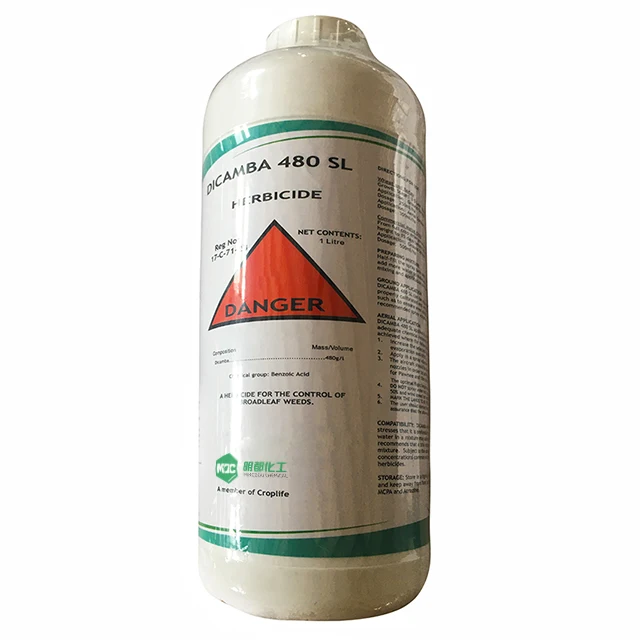 Классический гербицид DICAMBA 480 г/л SL пестицид для борьбы с сорняками пшеницы CAS 1918-00-9