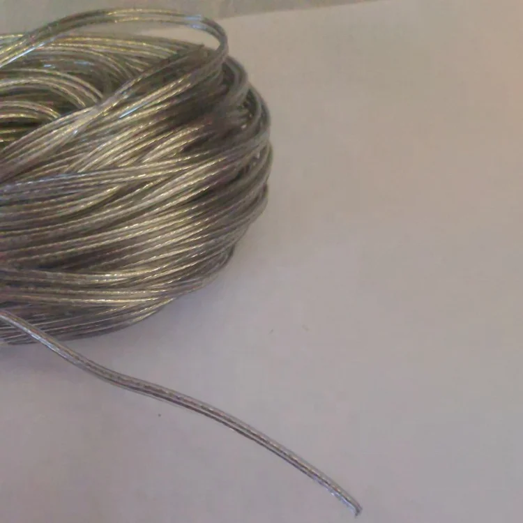 DIY Transparent 0.2P Power Cord Cable Silver Extension Welding Electric Wires connectors for custom 12V Neon Sign Soldering