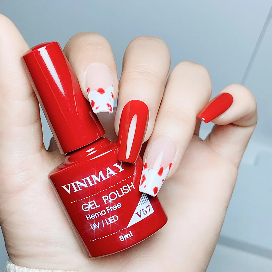 Vinimay 60-Color UV Gel Nail Polish Set Wholesale Soak Nail Polish Bottle Packaging Top Model Free Sample MSDS Certificate Art