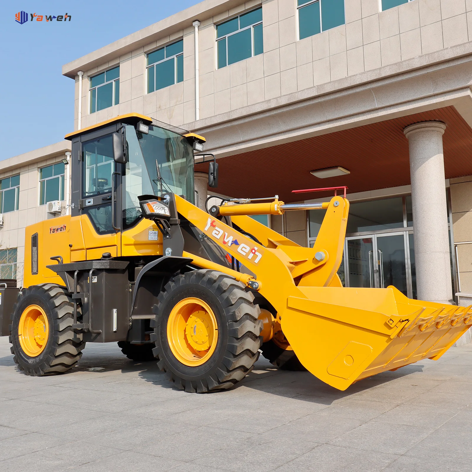 Yaweh 942 China  multifunction mini articulated wheel loaders 2 ton mini front loaders small garden tractor farm loader
