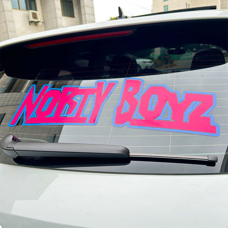 Waterproof Business Logo Die Cut Transfer Sticker Custom Print Vehicle Car Chrome Windshield Stickers Large UV DTF Banner Decals