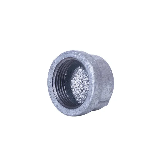 Galvanized and Black Malleable Iron Cast Pipe plug for Steampunk Vintage Shelf Bracket DIY Plumbing Pipe Decor Furniture