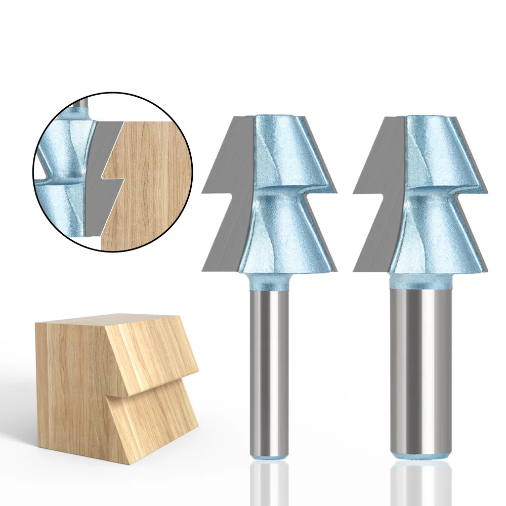 Woodworking lightning knife board splicing end mill finger joint mortise and tenon joint milling cutter cnc router bit