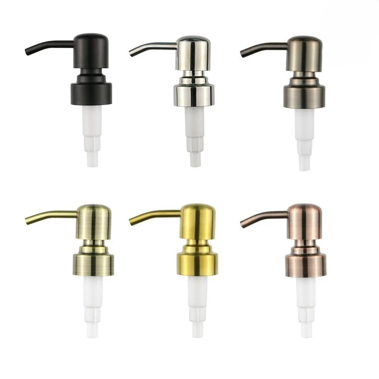 multiple options bottle dispenser pump stainless steel lotion pump