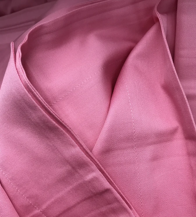 Egyptian Cotton Bed Linen/dyed Sheet Fabric for All Size 100% Cotton Children China Duvet and Sheet Set Plain Dyed Woven Pink 60