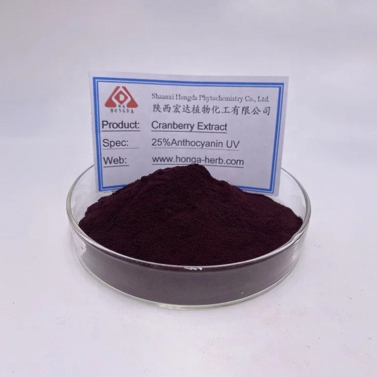 Cranberry Extract Powder Cranberry Fruit Extract Anthocyanin 25%