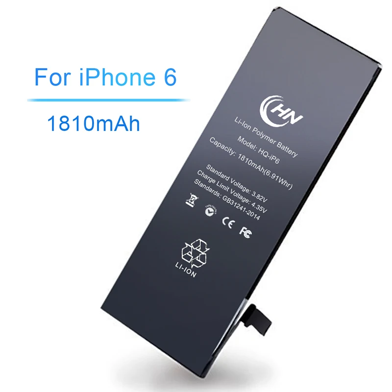  Литий-ионный полимерный аккумулятор для iPhone 6 оригинальное качество гарантия 1 год 1810