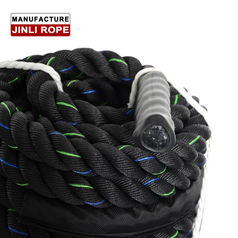 (JINLI ROPE) 38mm 9m Heavy Polyester Polypropylene Battle