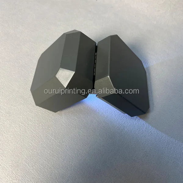 custom logo printed jewelry boxes wholesale led silver silk screen luxury custom ring boxes jewelry box with lights