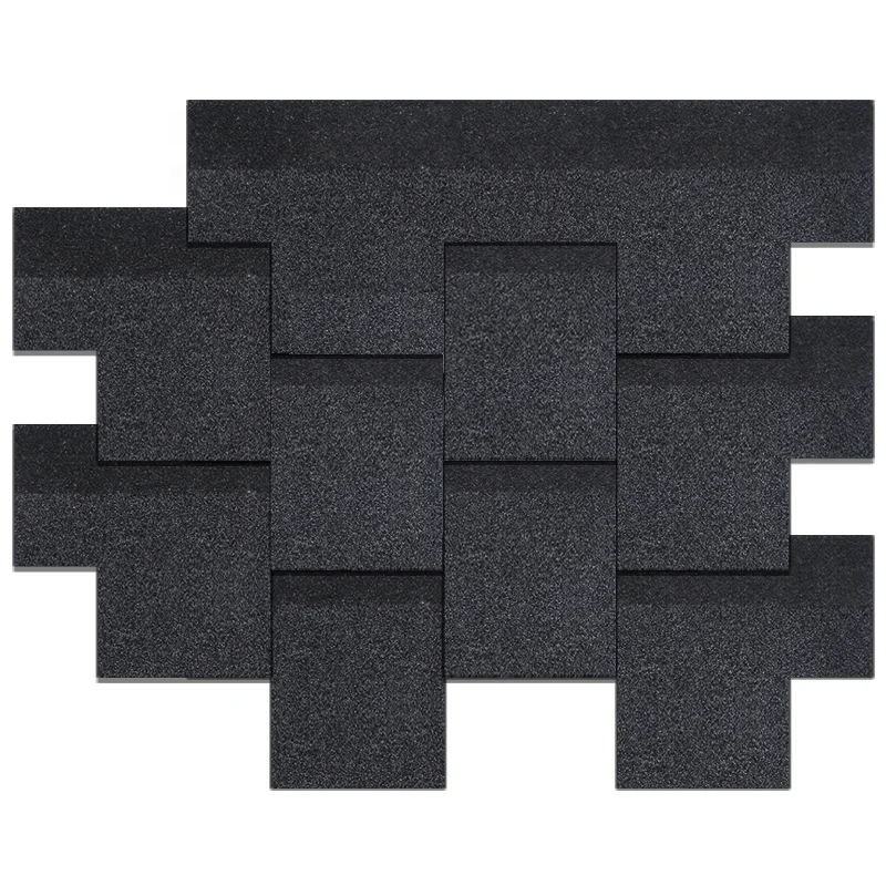 
china best quality building materials wooden house roof tiles rectangular asphalt shingle using in the villa 