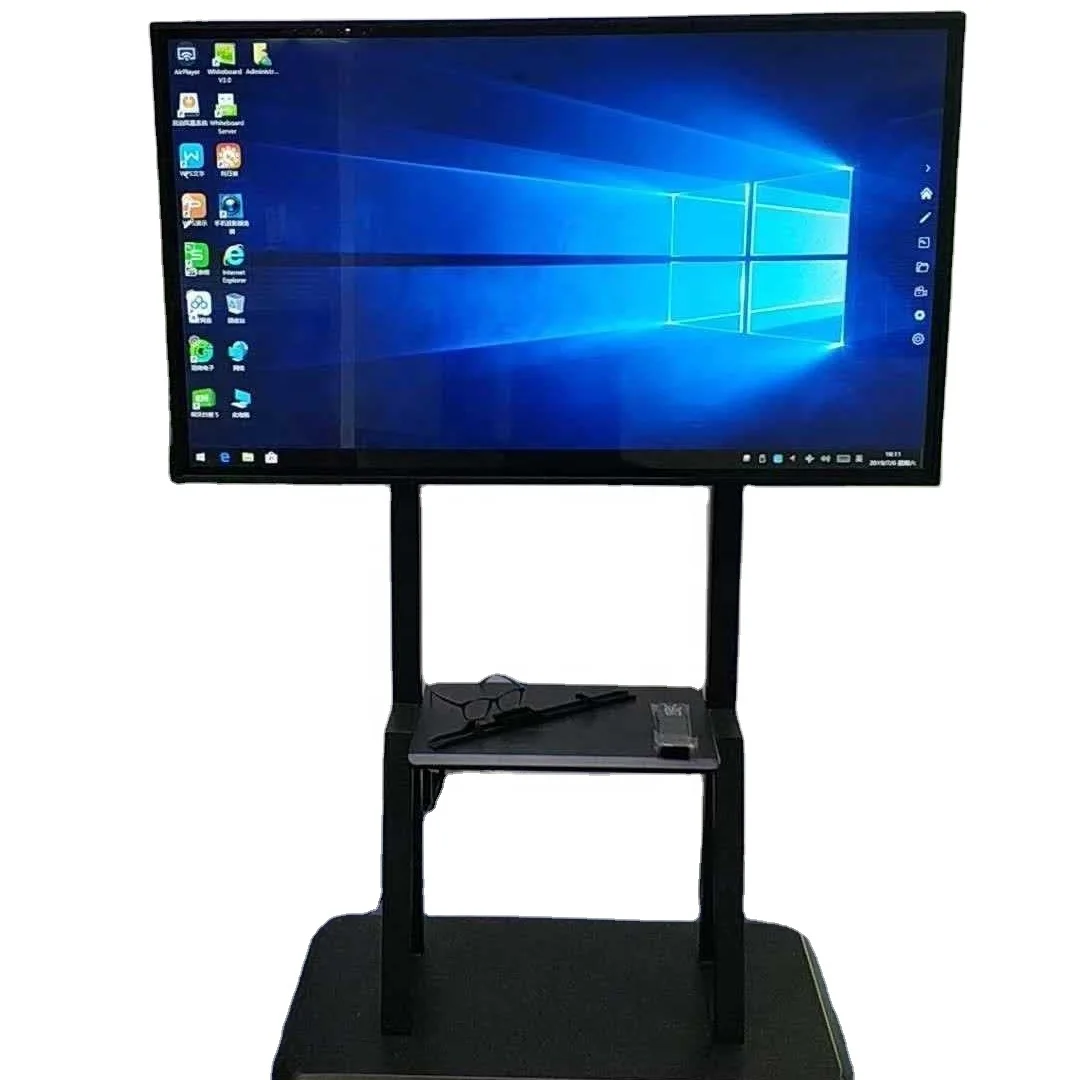 Touch Screen Interactive Boards For Schools 50 Inch Wireless Connection Interactive Teaching Board