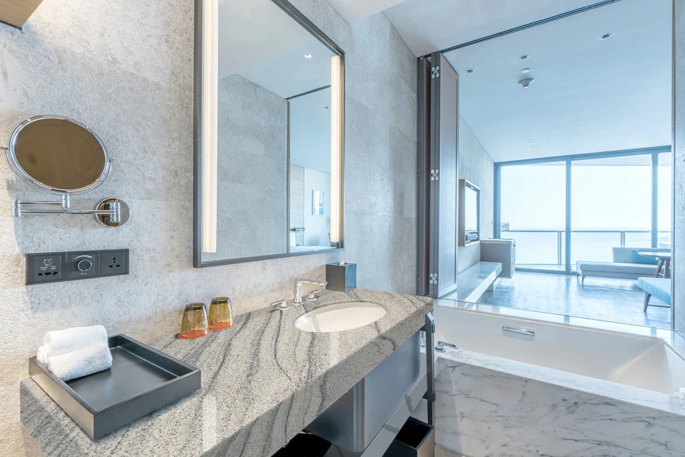 Custom Hotel Viscount White Granite Counter Top&Kitchen countertop&vanity  top