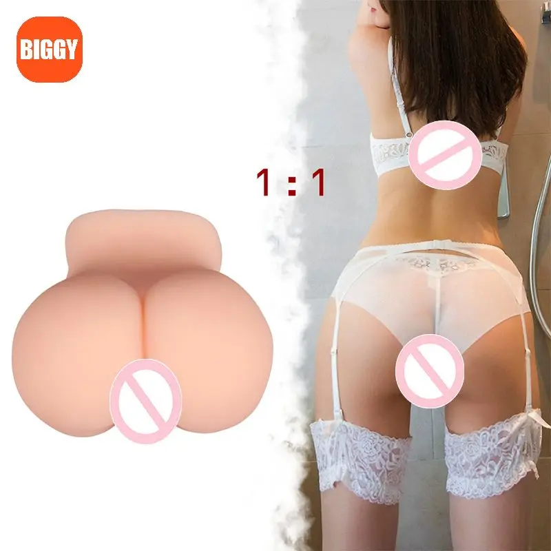 4.30LB Woman Ass Sexy Toys Artificial Vagina Rubber Pussy For Men Male Masturbator Vagina Anal Big Fat Ass
