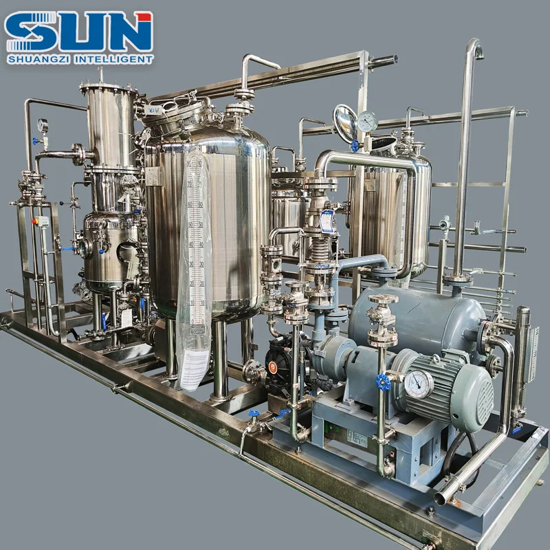 Small Central Herbaceous Vegetable Oil Extraction And Concentration Unit Tea Seed Oil Extractable Production Line