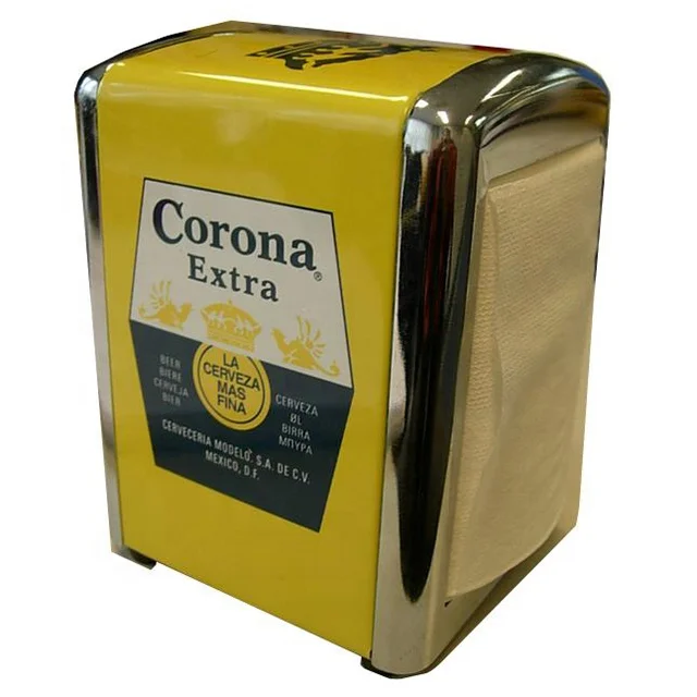 Customized Promotional Metal Napkin Holder Restaurant Tissue Holder Napkin Dispenser Wholesales for Indoor Outdoor Bar Promotion