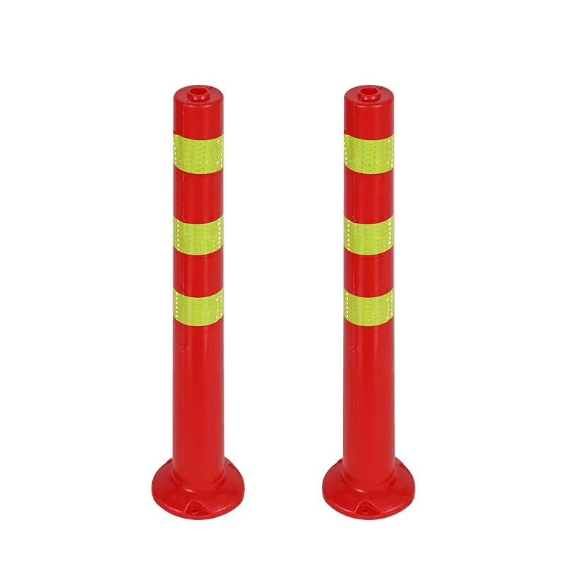 
ALLTOP New Arrival 96*700mm Road Safety Products PE Red Road Bollards Delineator Post Lane Divider 