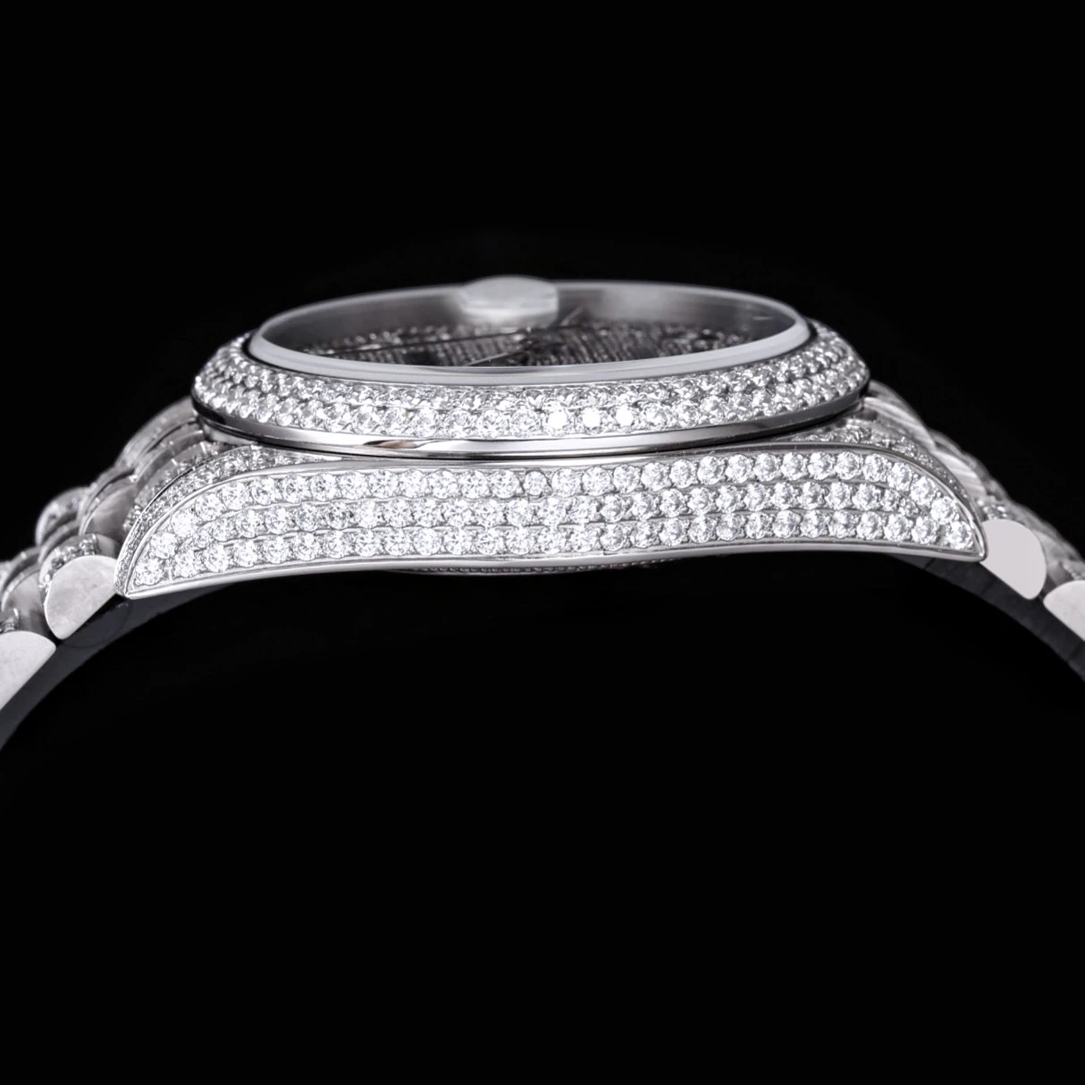 diamond ice out Luxury Men Watch Automatic Mechanical Watches Stainless Steel Watch