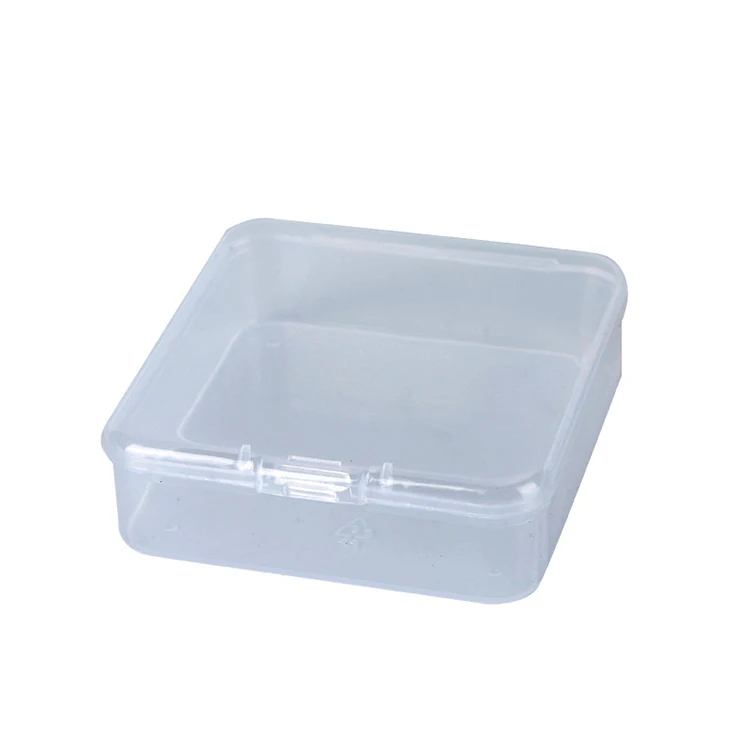 Rectangular transparent PP plastic packing box small box for fishhook accessories