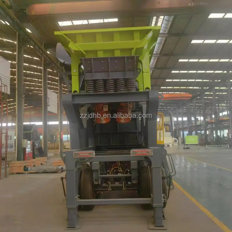 Mobile Energy Saving Primary Stones Jaw Crusher Stone Crushing Machine Marble Granite Mobile Jaw Crusher Plant