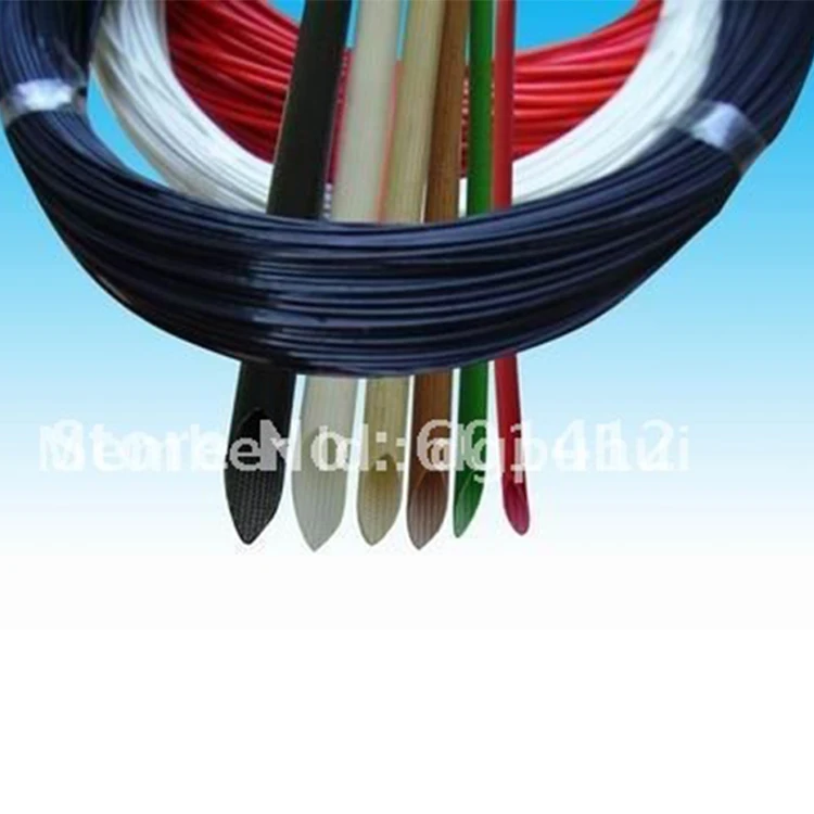 heat treated polyurethane varnish fiberglass sleeving for heating equipments
