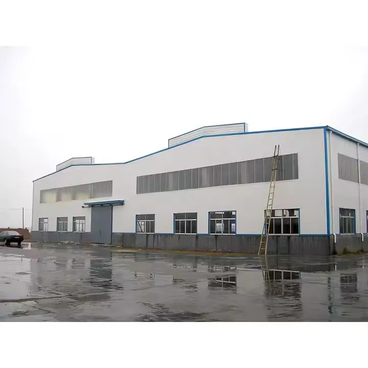 Industrial Steel Workshop Design Prefabricated Building Large Scale Steel Structure Warehouse Sandwich Panel Wall And Roof