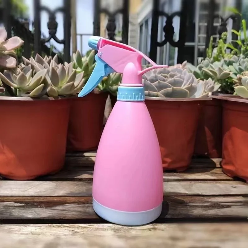 500ml hand pressure candy color watering can for home garden plant watering can