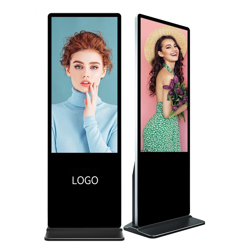 Factory Supply Android Operating System 55 Inch LCD Digital Signage Indoor Advertising Vertical Touch Screen Interactive Kiosk