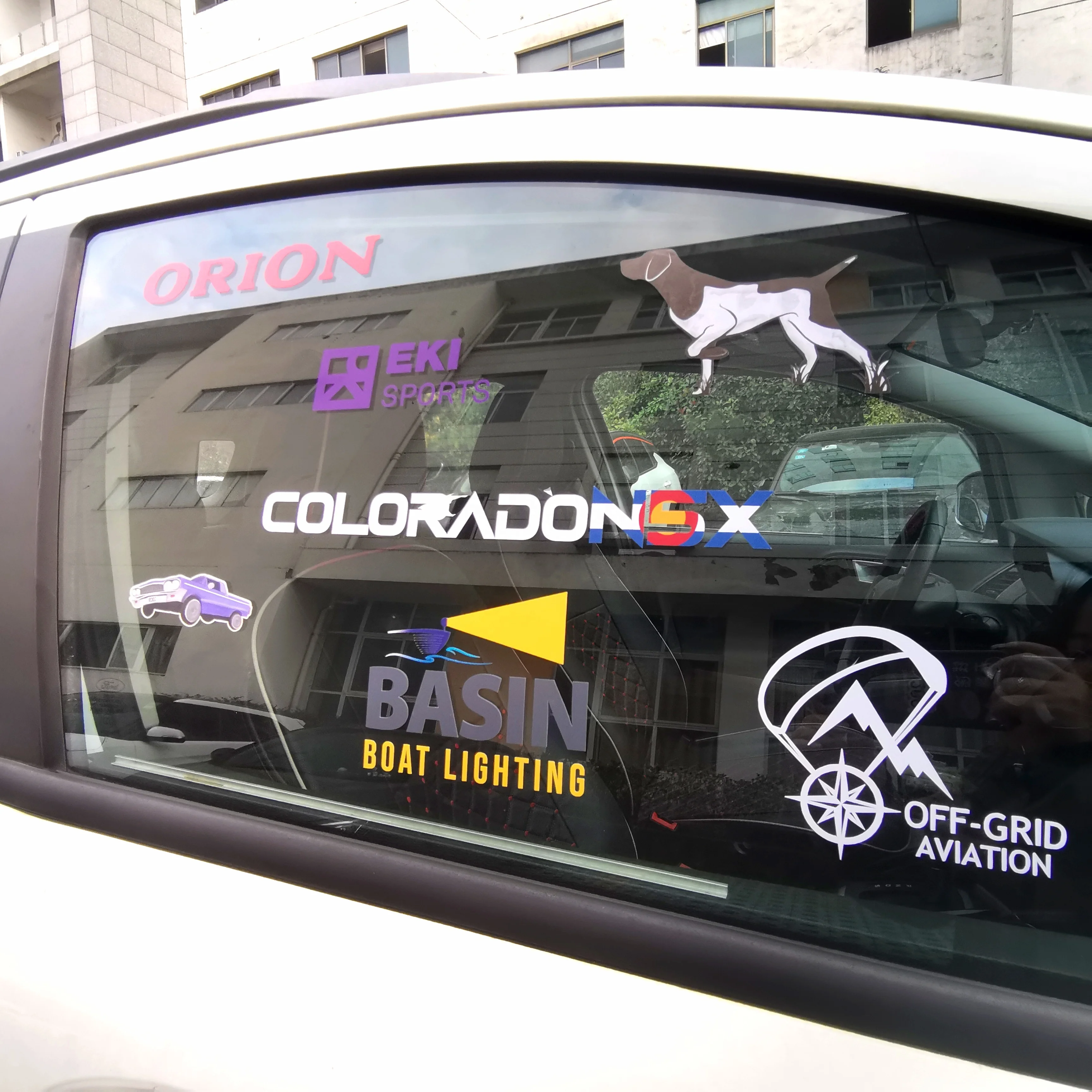 High Quality Waterproof UV protective Car Decal Reflective Laser Vinyl Car Sticker