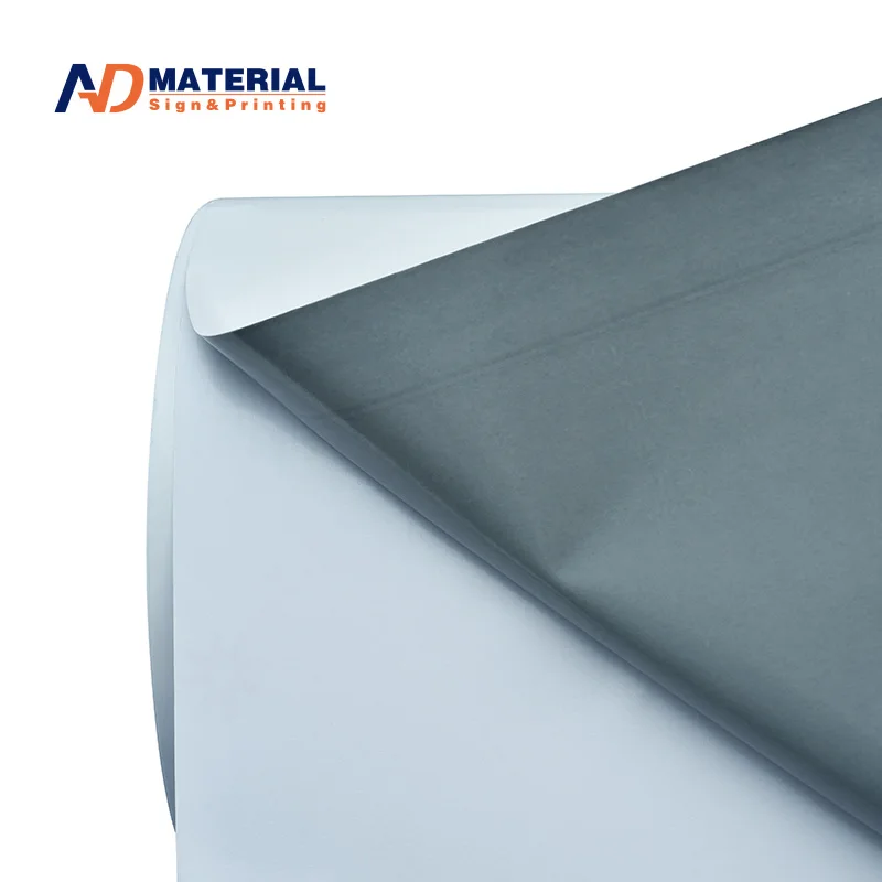 high-quality 120g 140g self adhesive pvc polymeric vinyl  for digital printing