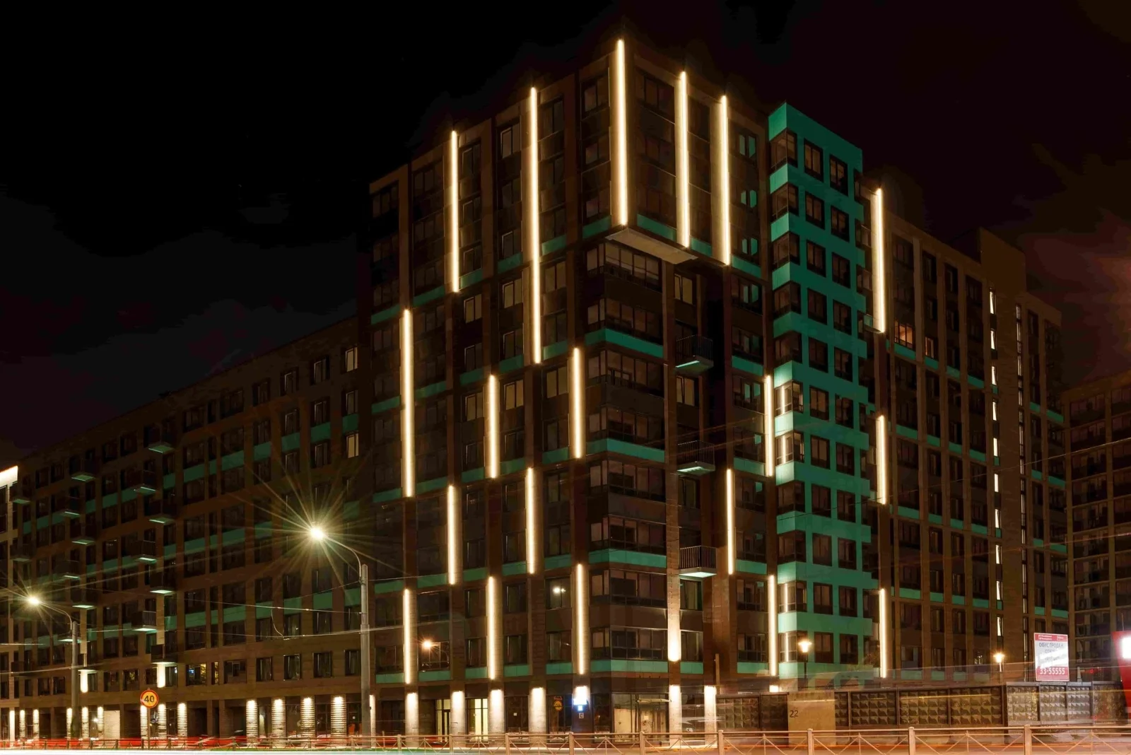 Outdoor Facade Lighting 12w 15w led light linear