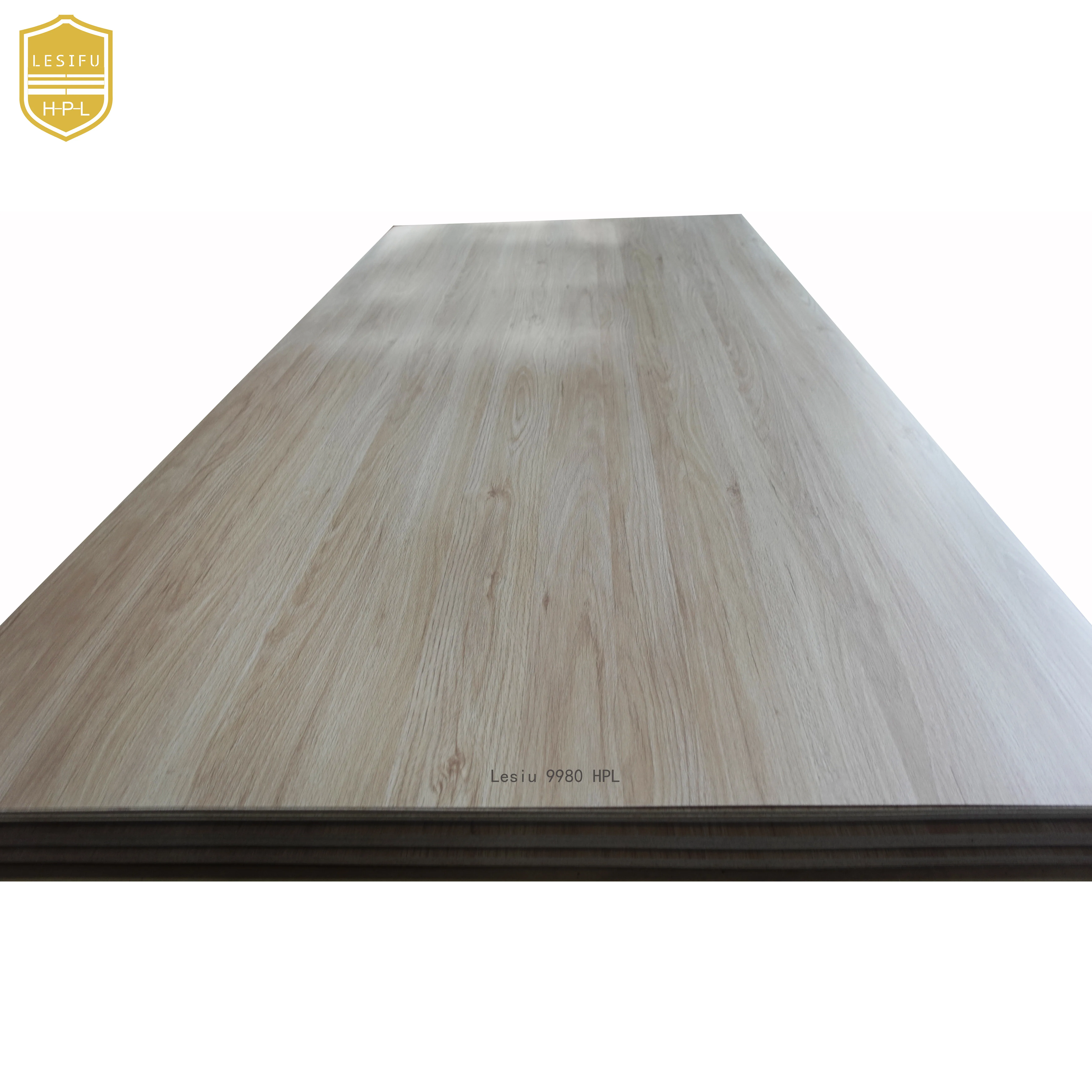 LESIFU 9980 Waterproof HPL Laminate Decor Sheet Lamin Woodgrain HPL