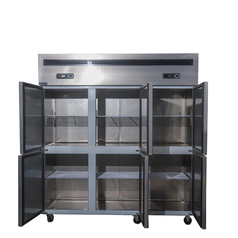 Hot selling product container upright multi door fridge freezer stainless steel ballast manufactured in China