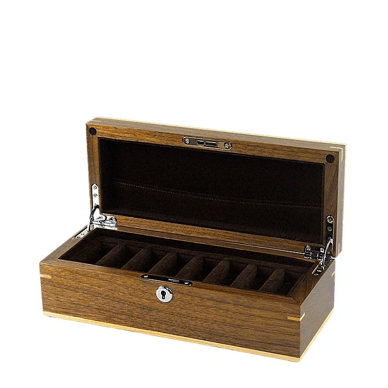 Black walnut essential oil wooden box Walnut solid wood collection gift box Retro new Chinese storage display gift box