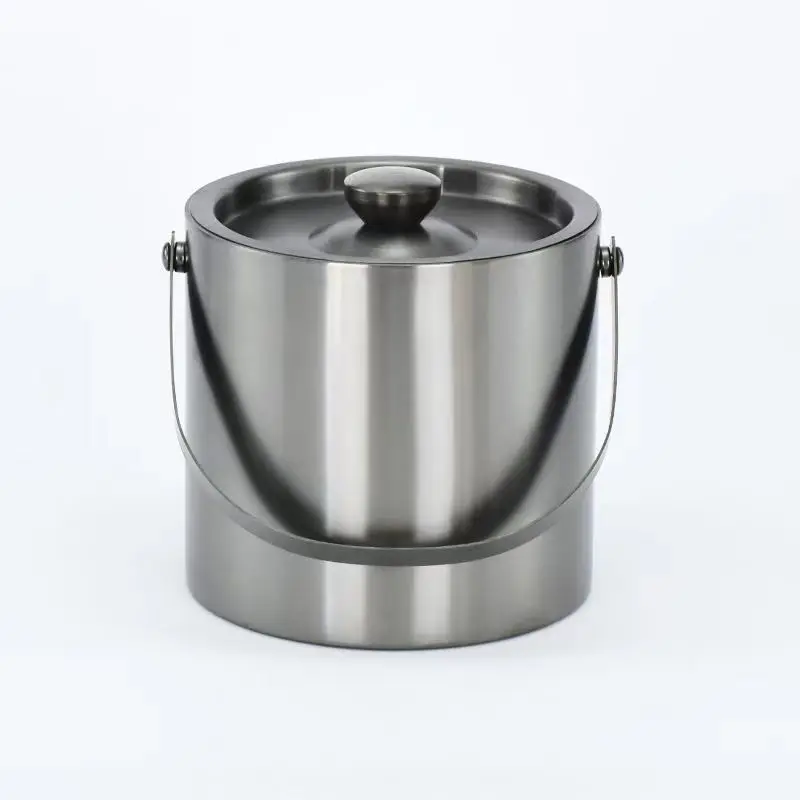 wholesale gold rose gold silver patron ice bucket  stainless steel ice bucket insulated with lid
