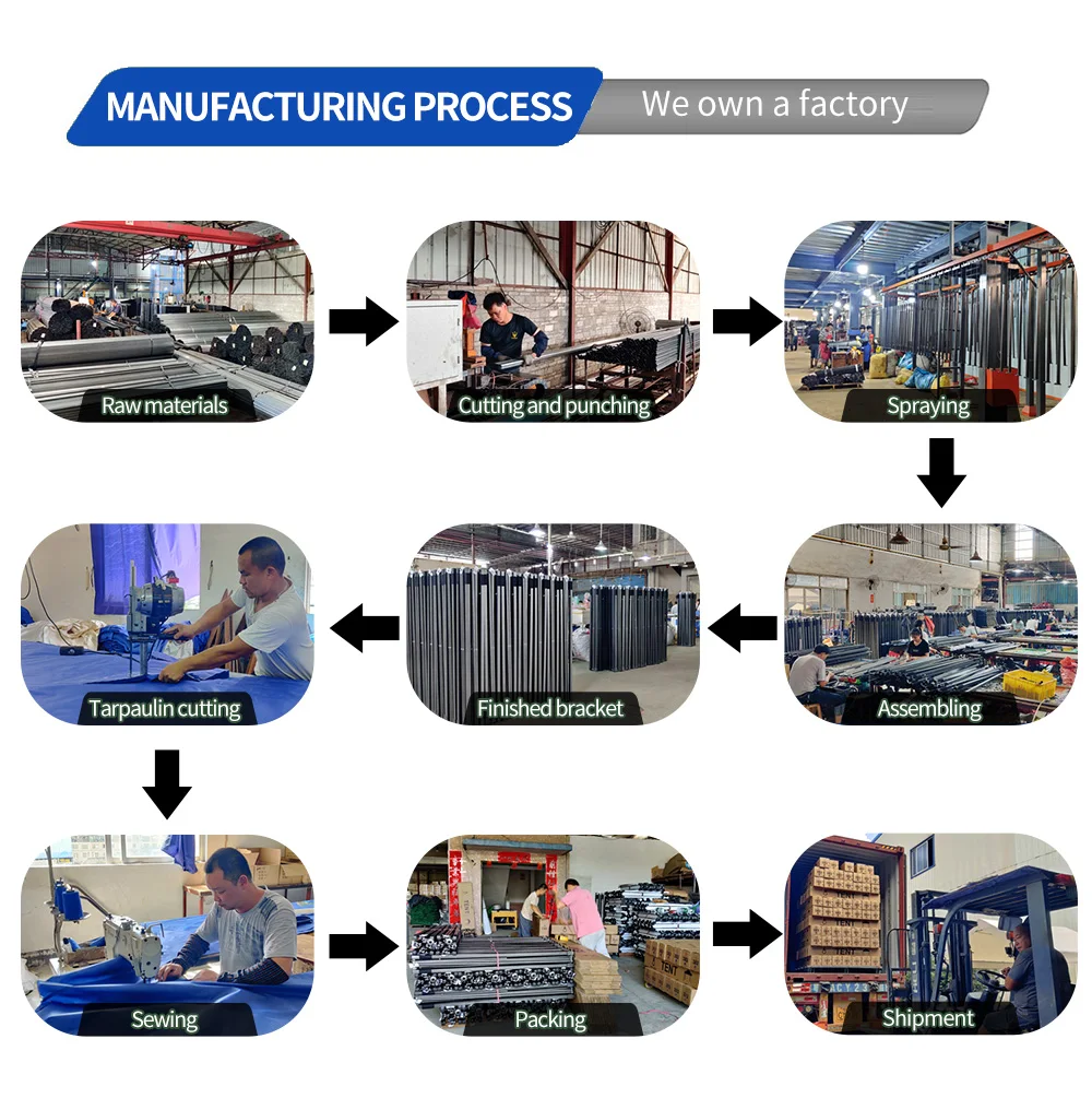 Newest 3x3m  10x10 blue collapsible outdoor tents outdoor canopy with net mesh for racing booth