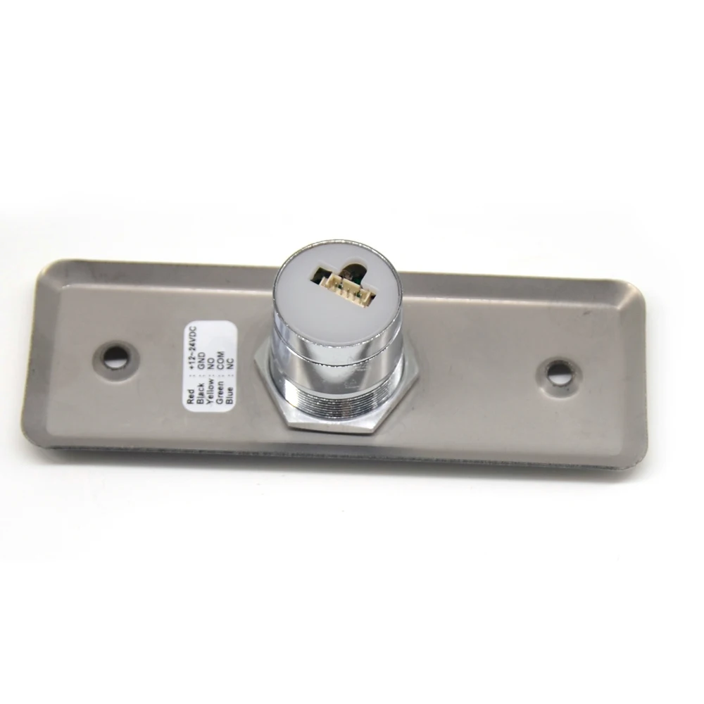 USA Standard Size Door Access Control System Contactless Exit Button With Led Infrared Exit Button Switch