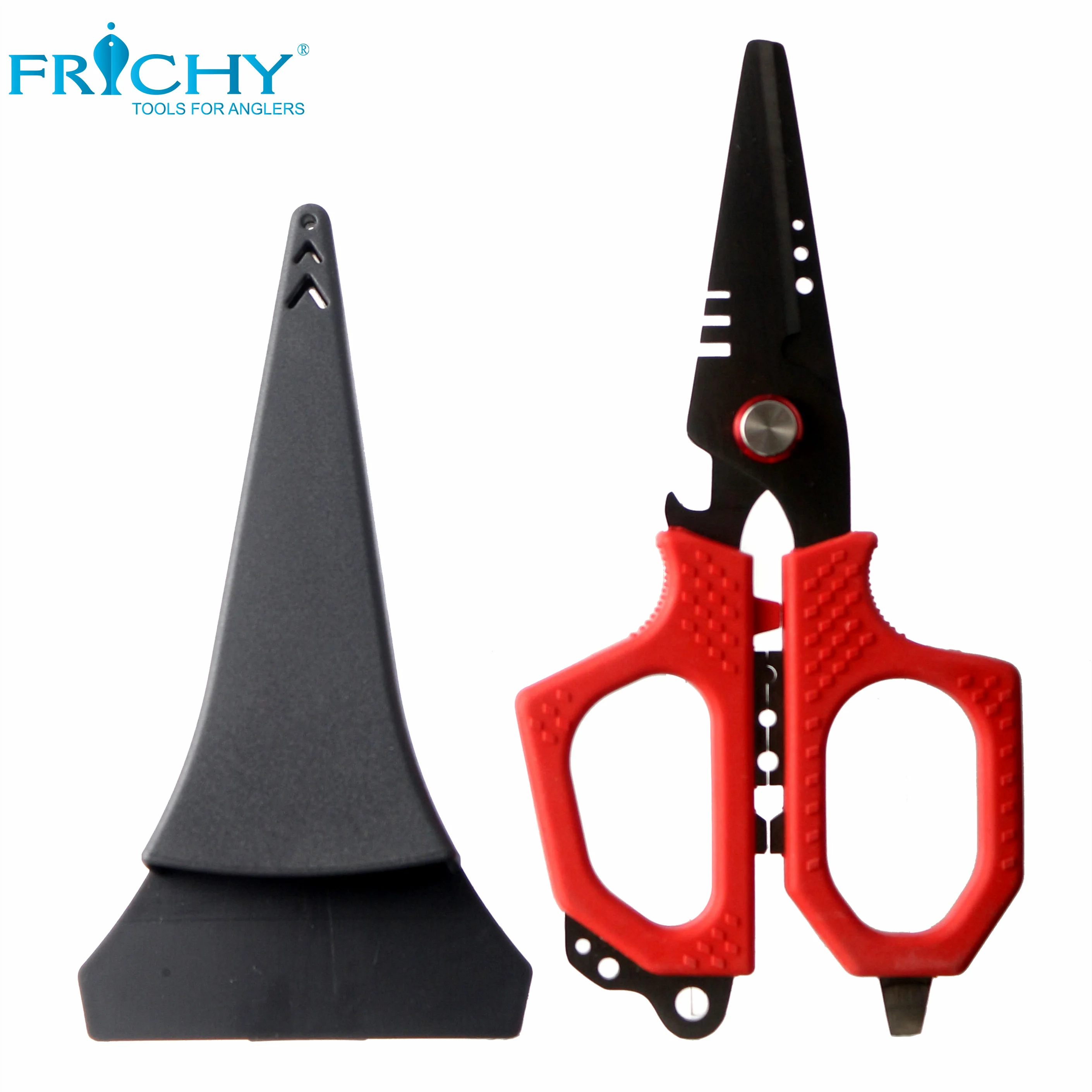 XS651 Stainless Steel Fishing Line Scissors Luxury Multi-Function Fishing Scissors