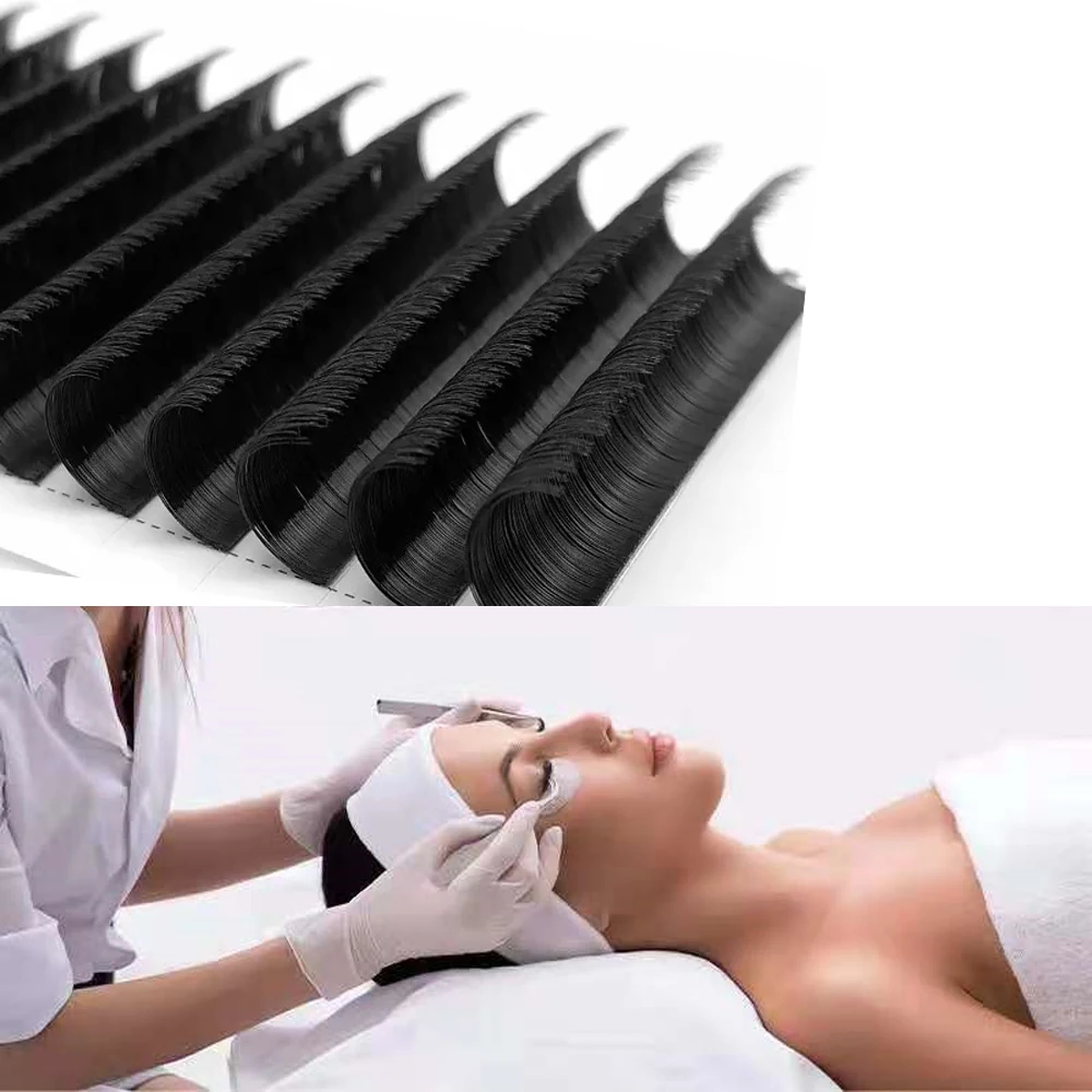 Накладные ресницы, русский объем, легкое наращивание, частная этикетка, 0,03, 0,05, 0,07 мм