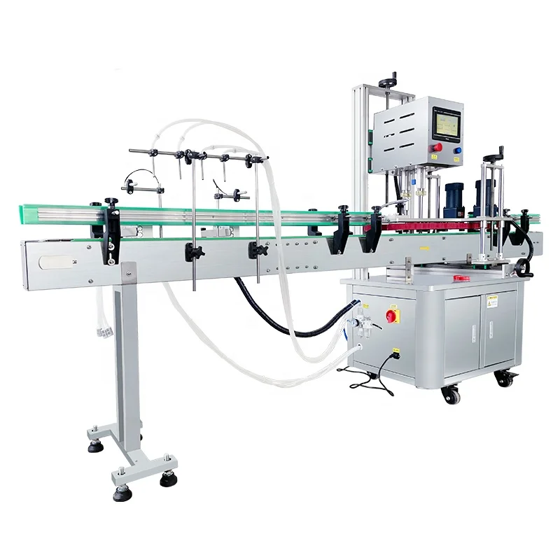 Automatic glass water Bottle Edible Cooking Vegetable Sunflower Essential Olive Oil Filling and capping Machine