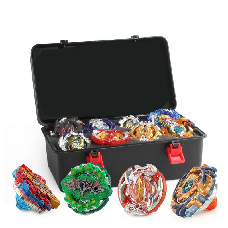 China Toys Factory Wholesale High Quality Metal Burst Battle Gyros Set Custom Logo Kids Outdoor Battle Beyblades Boys Toys